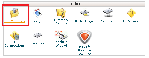 cpanel file manager